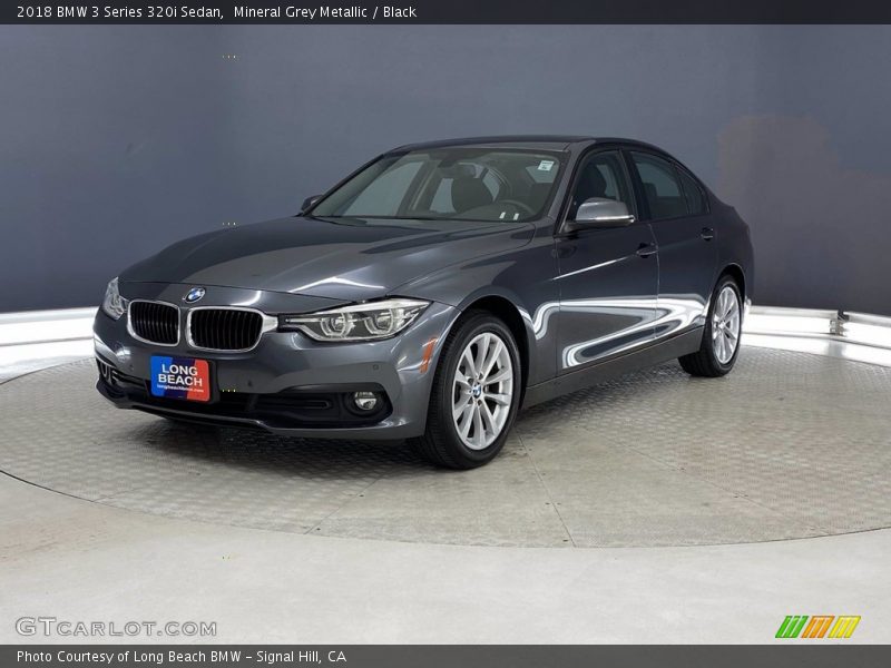 Mineral Grey Metallic / Black 2018 BMW 3 Series 320i Sedan