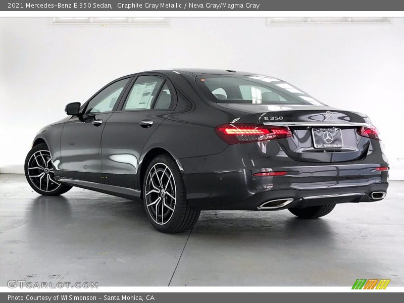 Graphite Gray Metallic / Neva Gray/Magma Gray 2021 Mercedes-Benz E 350 Sedan