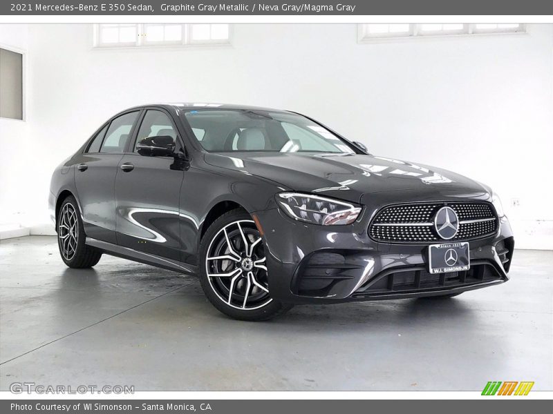 Graphite Gray Metallic / Neva Gray/Magma Gray 2021 Mercedes-Benz E 350 Sedan