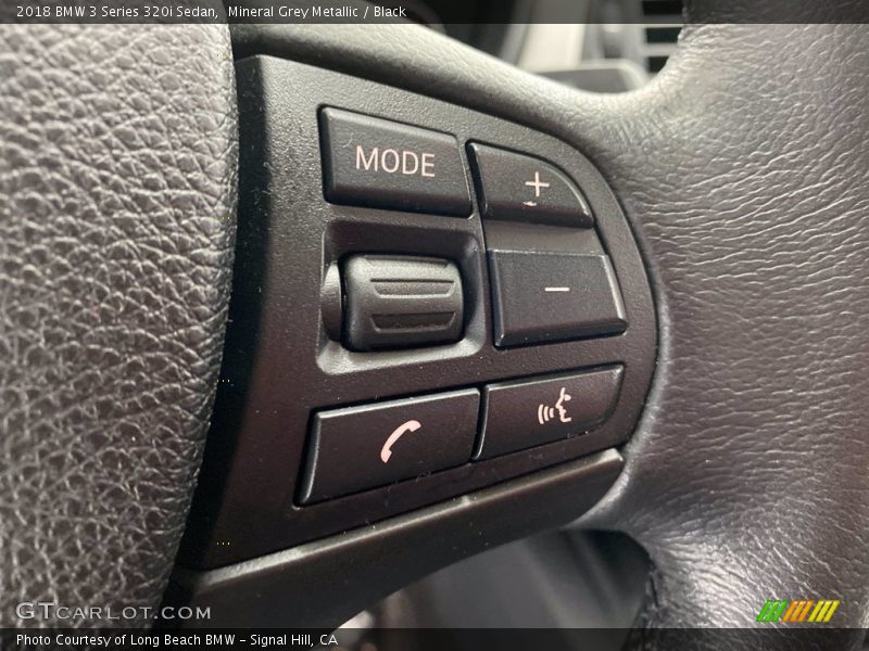 Mineral Grey Metallic / Black 2018 BMW 3 Series 320i Sedan