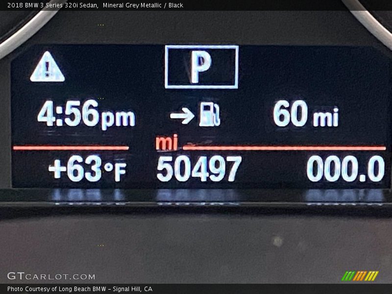 Mineral Grey Metallic / Black 2018 BMW 3 Series 320i Sedan
