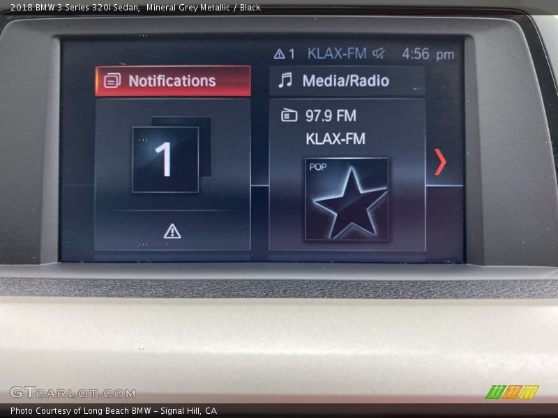 Mineral Grey Metallic / Black 2018 BMW 3 Series 320i Sedan