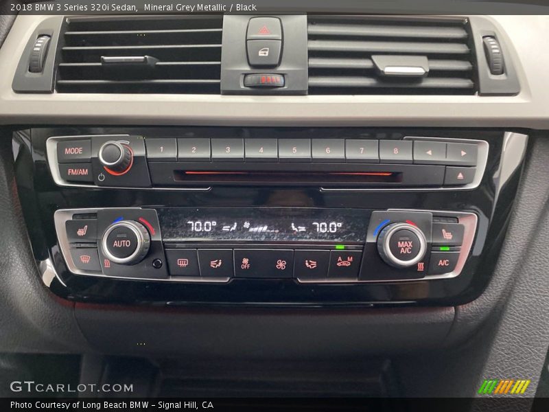Mineral Grey Metallic / Black 2018 BMW 3 Series 320i Sedan