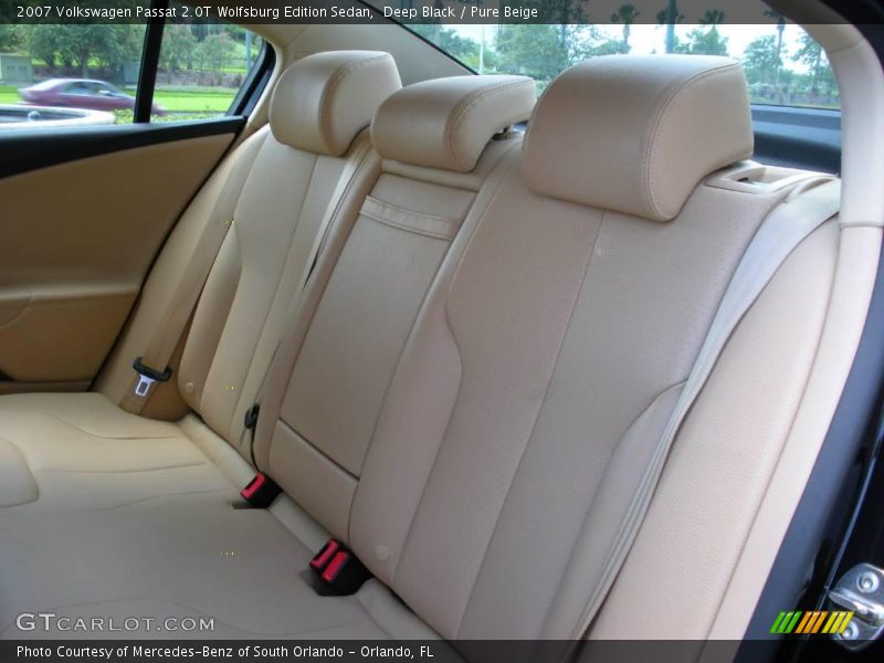Deep Black / Pure Beige 2007 Volkswagen Passat 2.0T Wolfsburg Edition Sedan