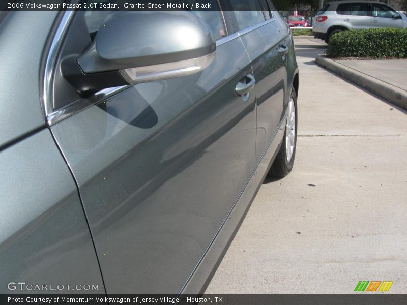 Granite Green Metallic / Black 2006 Volkswagen Passat 2.0T Sedan
