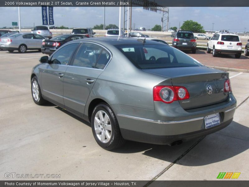 Granite Green Metallic / Black 2006 Volkswagen Passat 2.0T Sedan