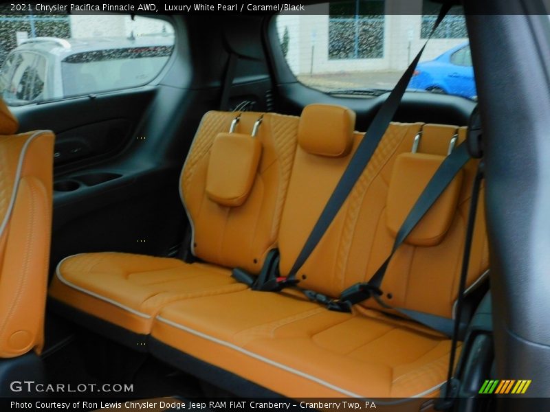 Luxury White Pearl / Caramel/Black 2021 Chrysler Pacifica Pinnacle AWD