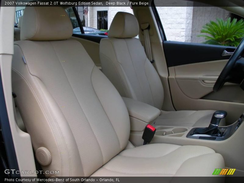 Deep Black / Pure Beige 2007 Volkswagen Passat 2.0T Wolfsburg Edition Sedan