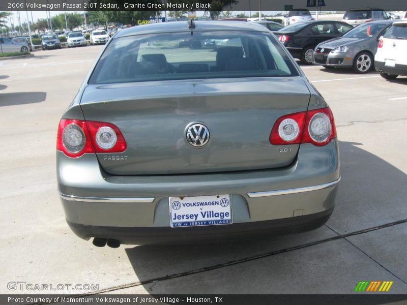 Granite Green Metallic / Black 2006 Volkswagen Passat 2.0T Sedan