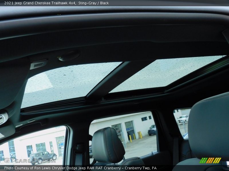 Sunroof of 2021 Grand Cherokee Trailhawk 4x4