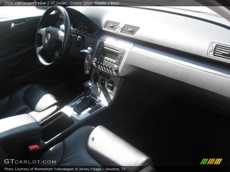 Granite Green Metallic / Black 2006 Volkswagen Passat 2.0T Sedan