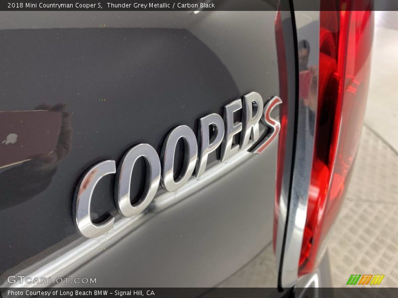 Thunder Grey Metallic / Carbon Black 2018 Mini Countryman Cooper S