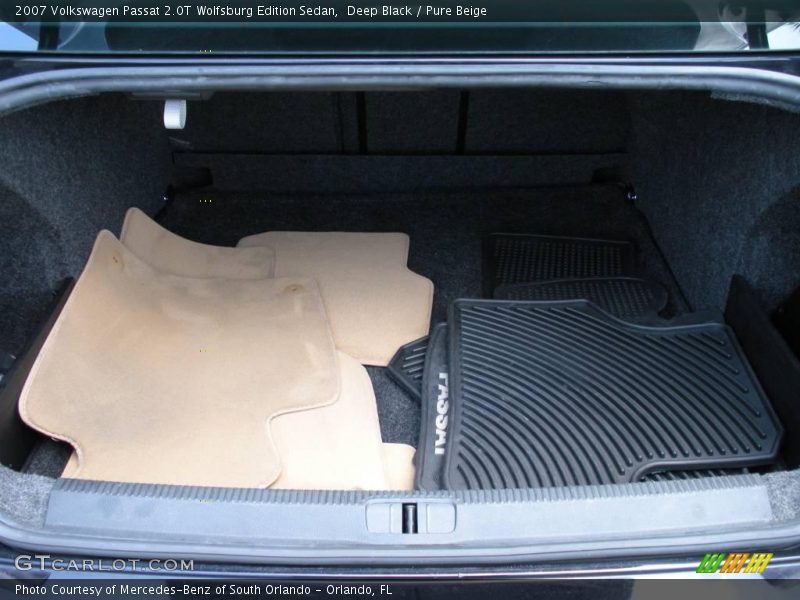 Deep Black / Pure Beige 2007 Volkswagen Passat 2.0T Wolfsburg Edition Sedan