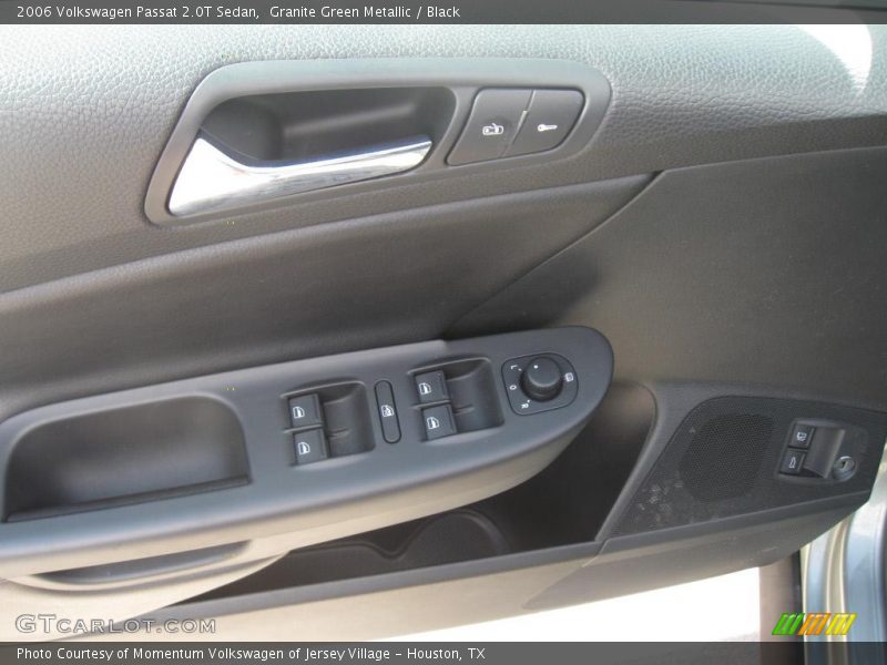 Granite Green Metallic / Black 2006 Volkswagen Passat 2.0T Sedan