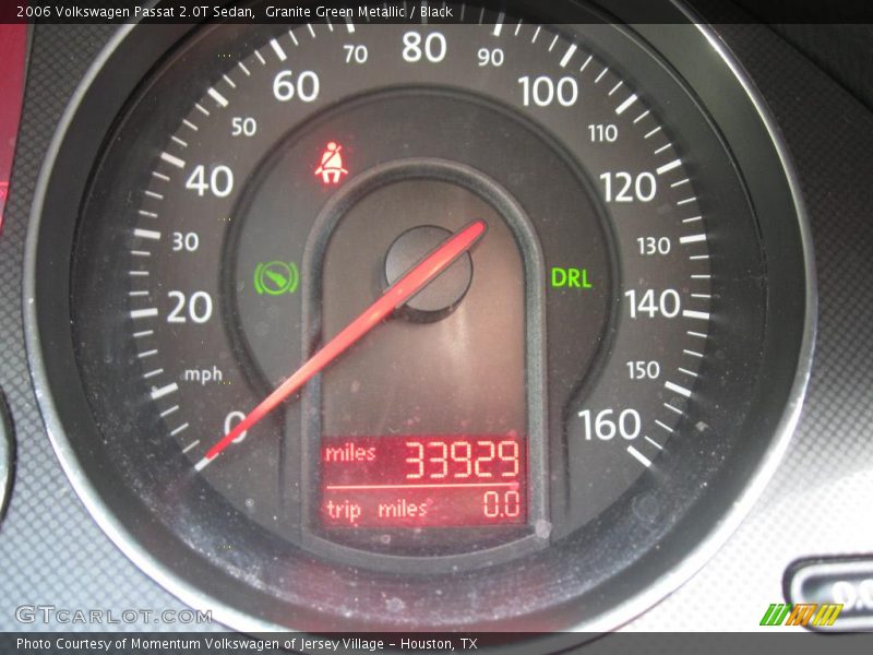 Granite Green Metallic / Black 2006 Volkswagen Passat 2.0T Sedan