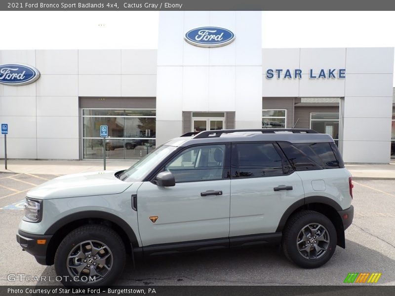 Cactus Gray / Ebony 2021 Ford Bronco Sport Badlands 4x4
