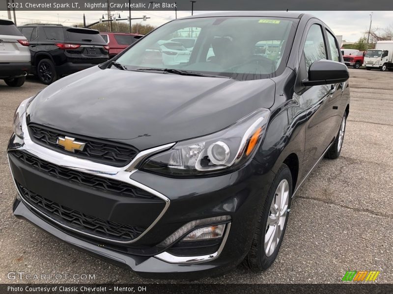 Nightfall Gray Metallic / Jet Black 2021 Chevrolet Spark LT