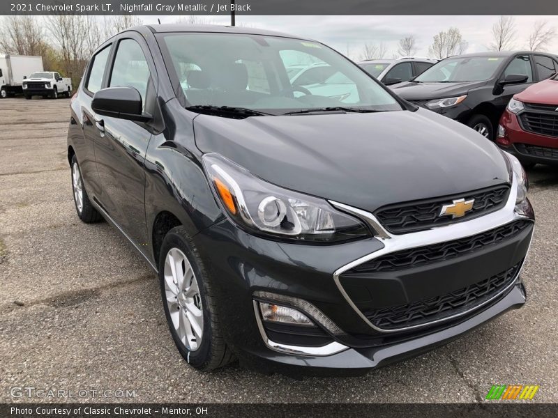 Nightfall Gray Metallic / Jet Black 2021 Chevrolet Spark LT