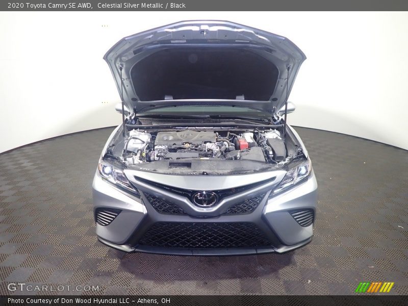 Celestial Silver Metallic / Black 2020 Toyota Camry SE AWD