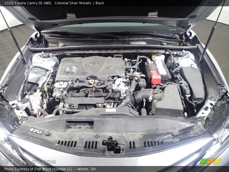 Celestial Silver Metallic / Black 2020 Toyota Camry SE AWD