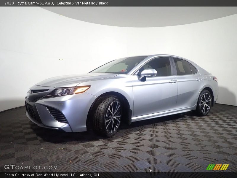 Celestial Silver Metallic / Black 2020 Toyota Camry SE AWD