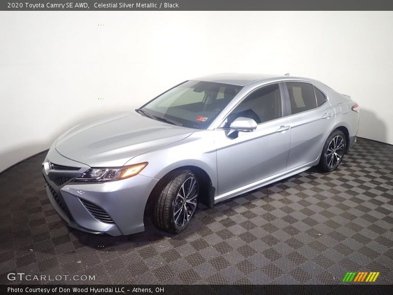 Celestial Silver Metallic / Black 2020 Toyota Camry SE AWD