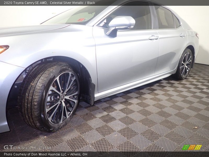 Celestial Silver Metallic / Black 2020 Toyota Camry SE AWD