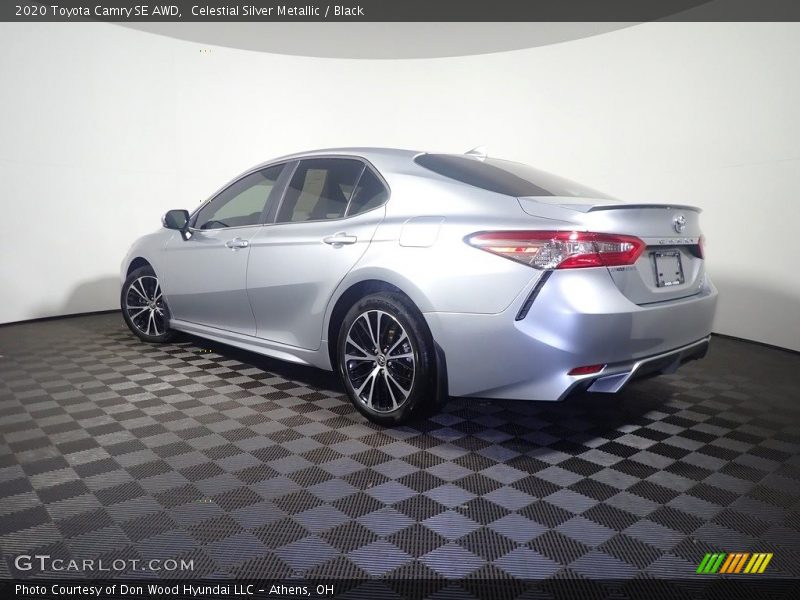 Celestial Silver Metallic / Black 2020 Toyota Camry SE AWD