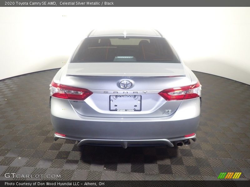 Celestial Silver Metallic / Black 2020 Toyota Camry SE AWD