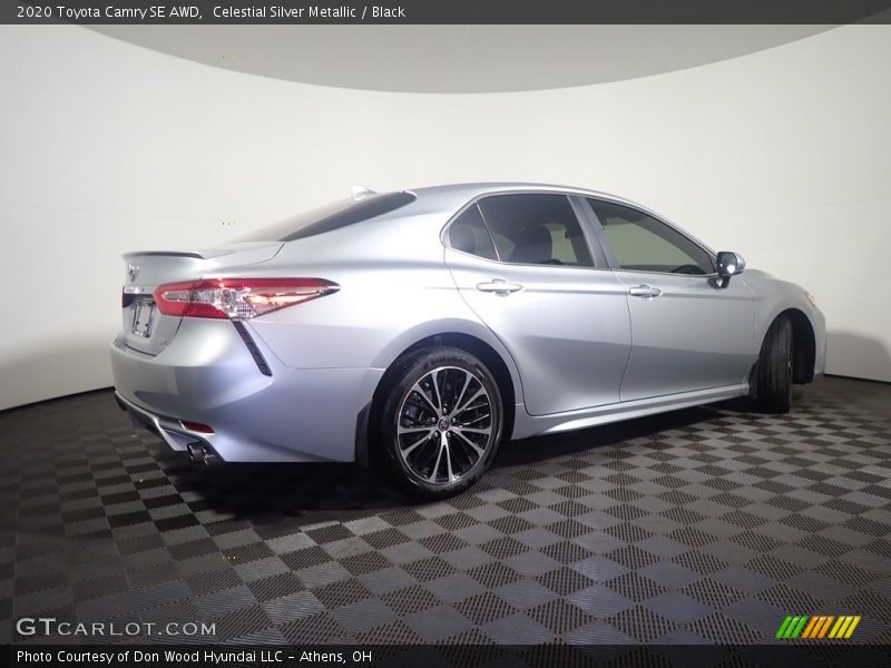 Celestial Silver Metallic / Black 2020 Toyota Camry SE AWD