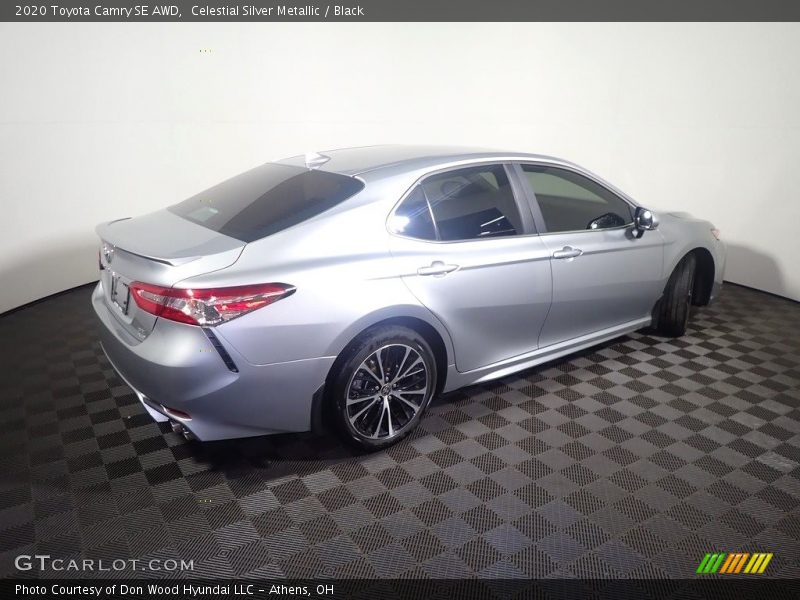 Celestial Silver Metallic / Black 2020 Toyota Camry SE AWD