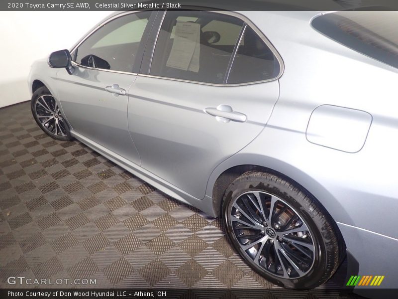 Celestial Silver Metallic / Black 2020 Toyota Camry SE AWD
