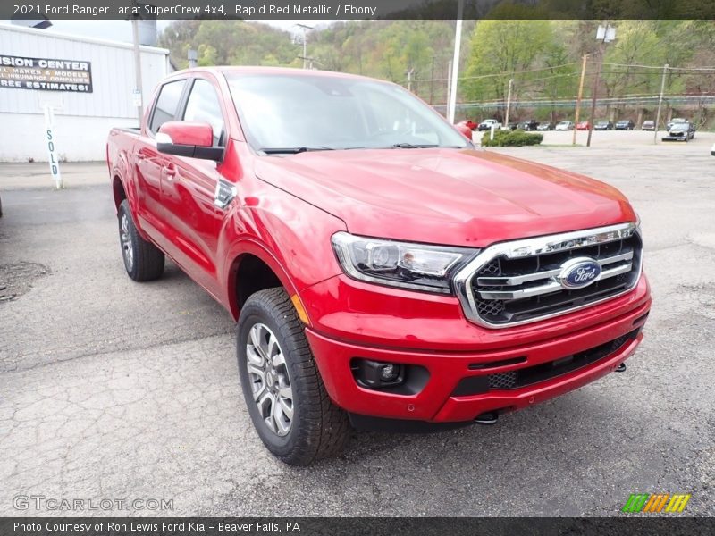 Rapid Red Metallic / Ebony 2021 Ford Ranger Lariat SuperCrew 4x4
