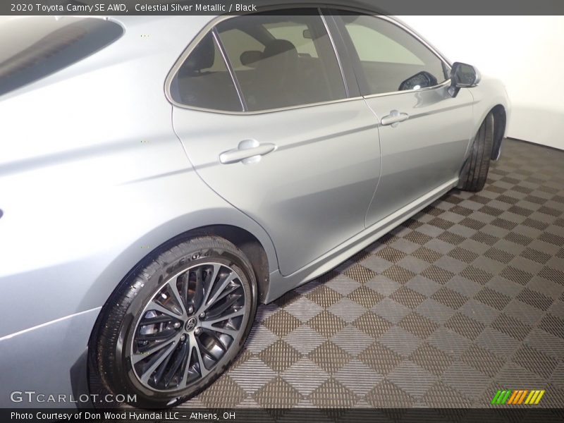 Celestial Silver Metallic / Black 2020 Toyota Camry SE AWD