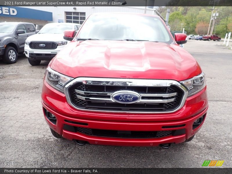 Rapid Red Metallic / Ebony 2021 Ford Ranger Lariat SuperCrew 4x4