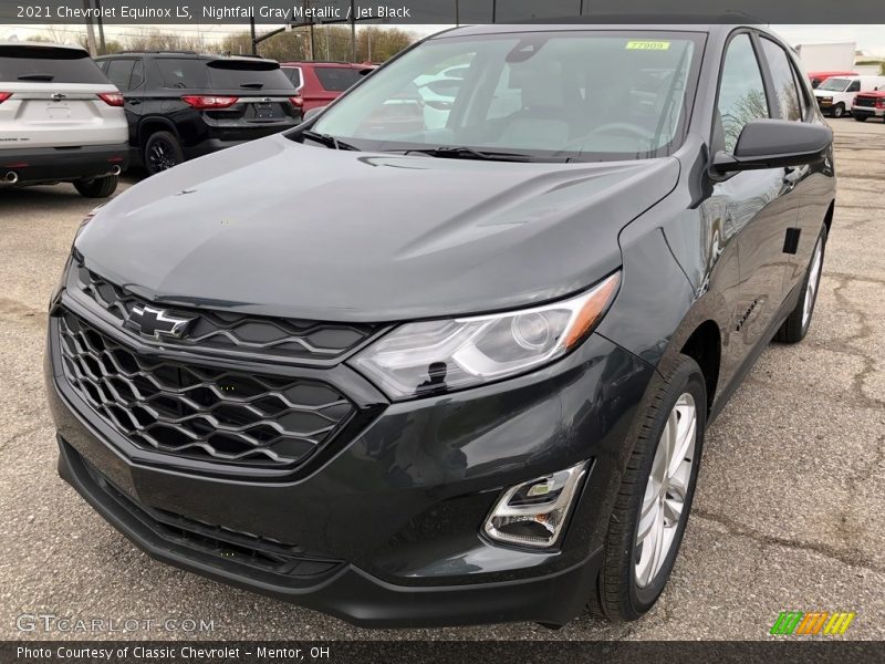 Nightfall Gray Metallic / Jet Black 2021 Chevrolet Equinox LS