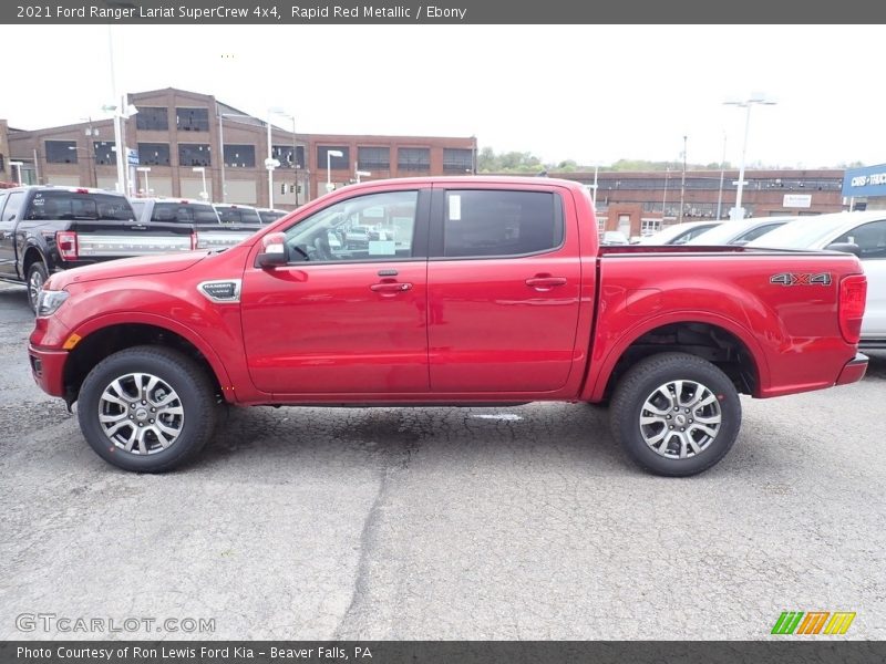 Rapid Red Metallic / Ebony 2021 Ford Ranger Lariat SuperCrew 4x4