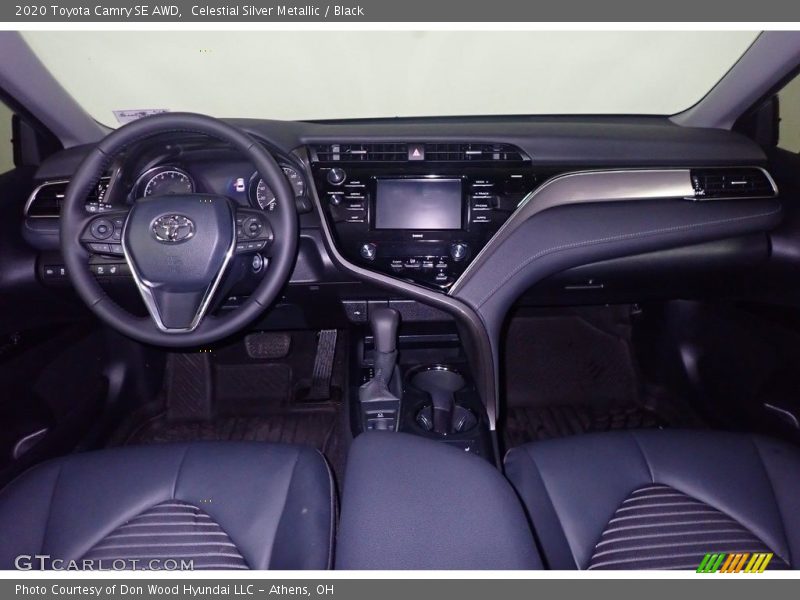 Celestial Silver Metallic / Black 2020 Toyota Camry SE AWD