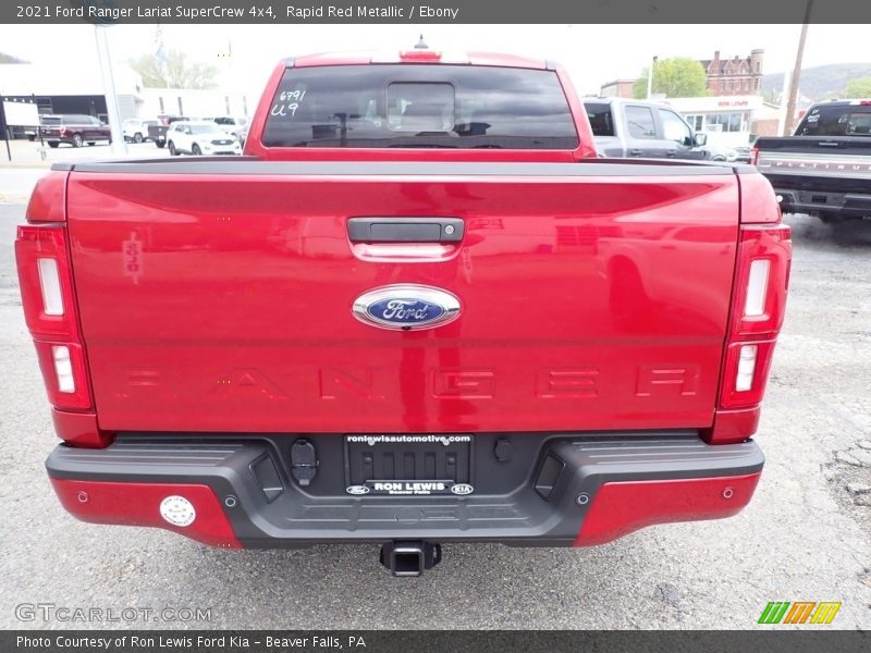 Rapid Red Metallic / Ebony 2021 Ford Ranger Lariat SuperCrew 4x4
