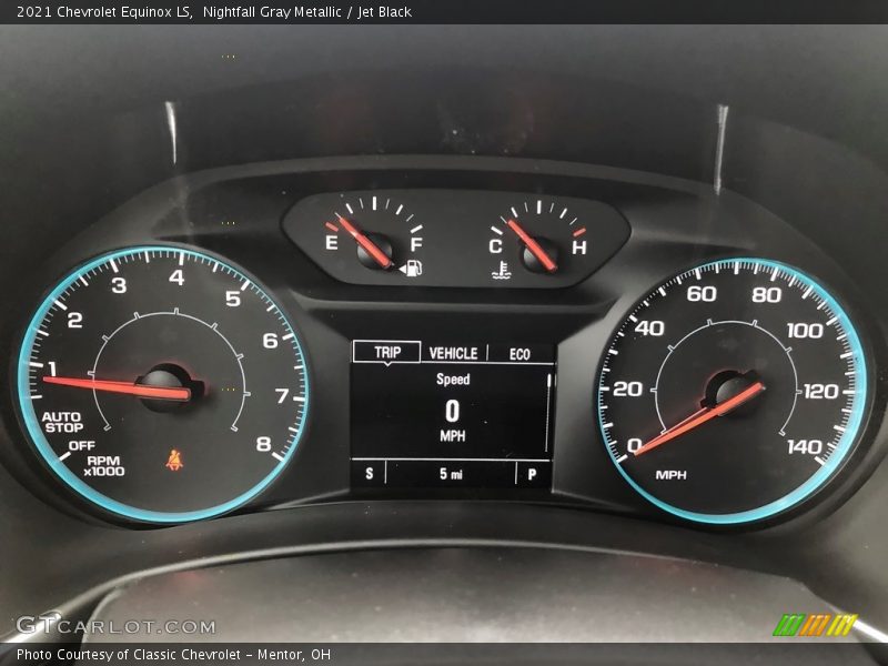 Nightfall Gray Metallic / Jet Black 2021 Chevrolet Equinox LS