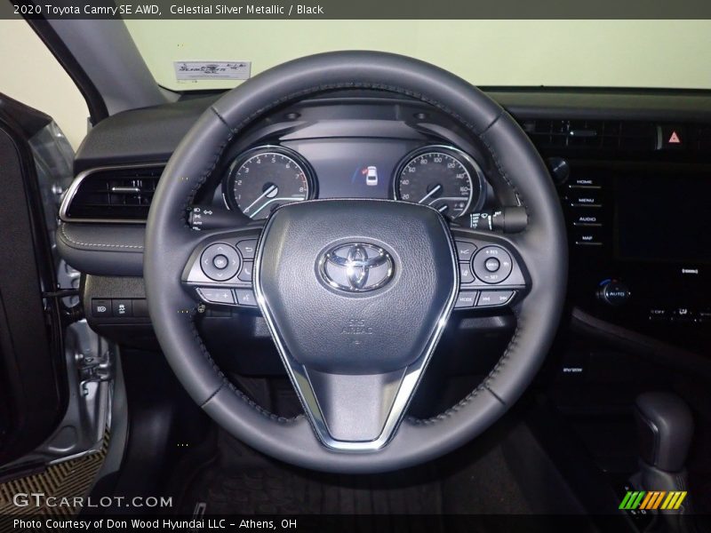 Celestial Silver Metallic / Black 2020 Toyota Camry SE AWD