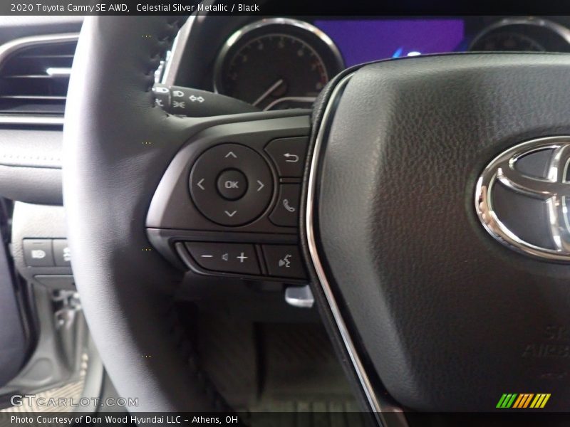 Celestial Silver Metallic / Black 2020 Toyota Camry SE AWD
