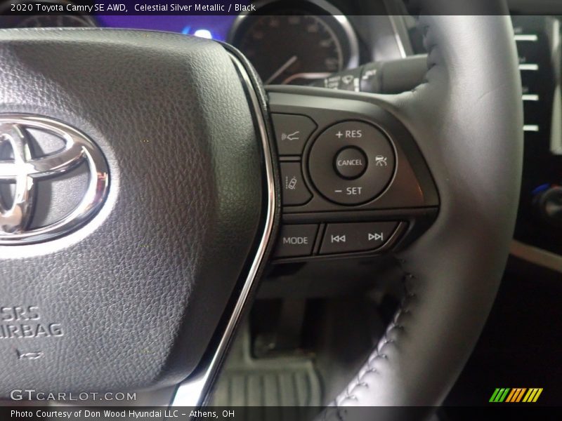 Celestial Silver Metallic / Black 2020 Toyota Camry SE AWD