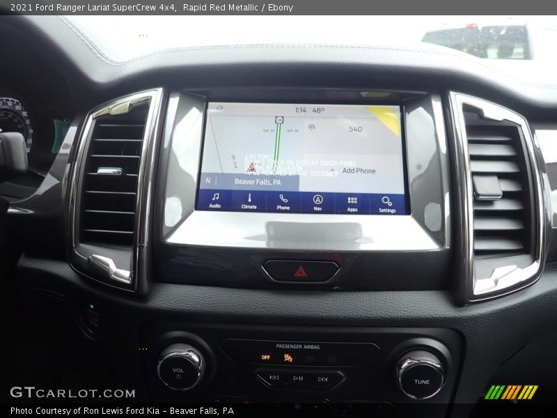 Rapid Red Metallic / Ebony 2021 Ford Ranger Lariat SuperCrew 4x4