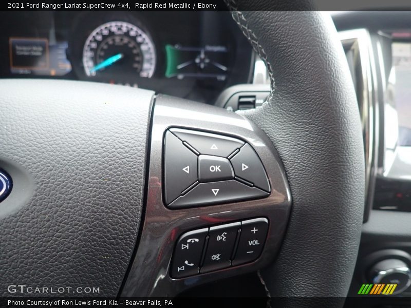 Rapid Red Metallic / Ebony 2021 Ford Ranger Lariat SuperCrew 4x4