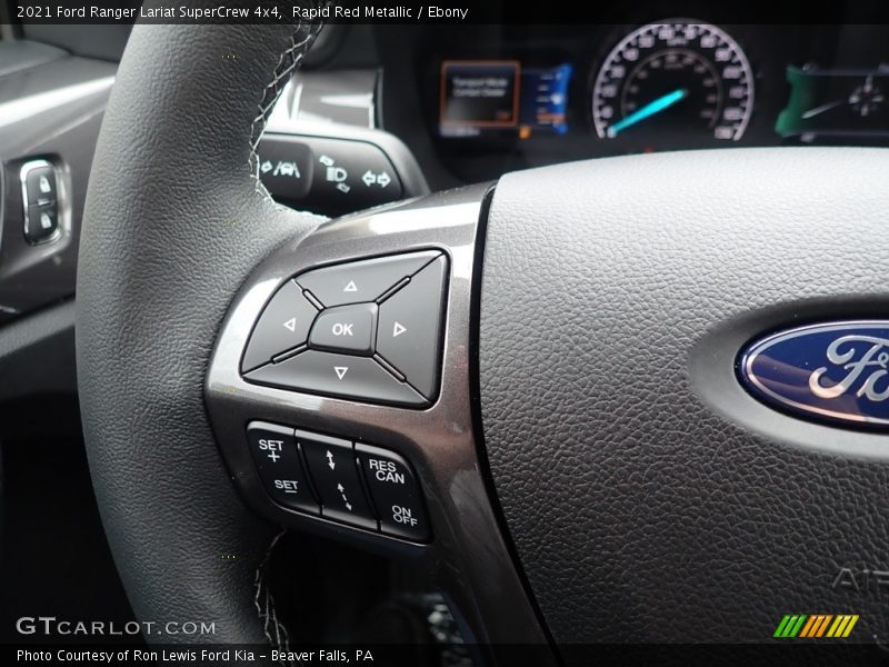 Rapid Red Metallic / Ebony 2021 Ford Ranger Lariat SuperCrew 4x4