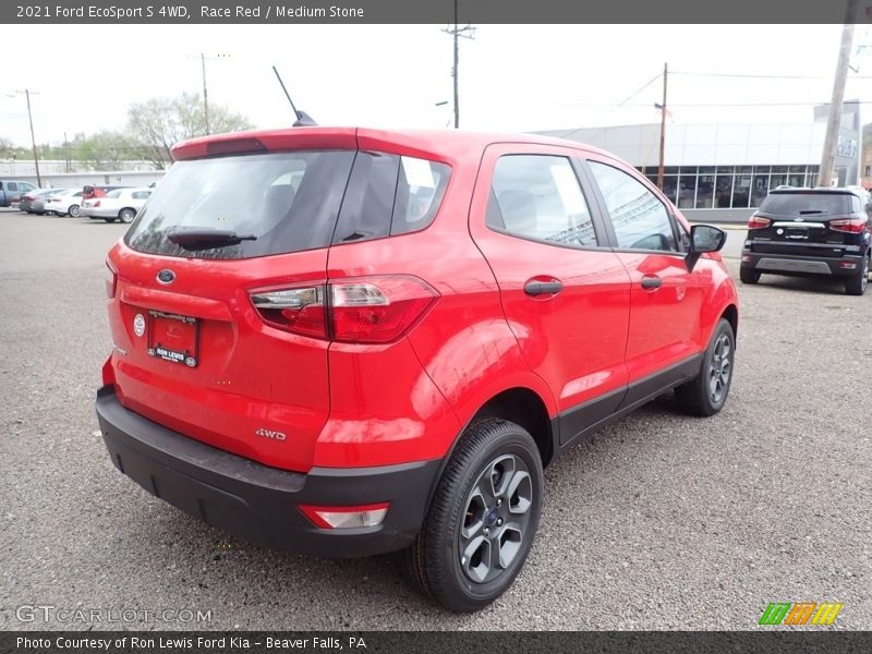 Race Red / Medium Stone 2021 Ford EcoSport S 4WD