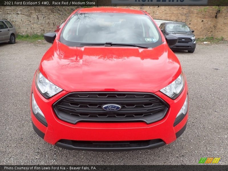 Race Red / Medium Stone 2021 Ford EcoSport S 4WD