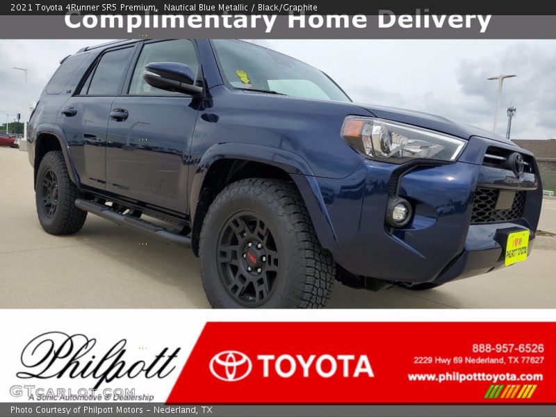 Nautical Blue Metallic / Black/Graphite 2021 Toyota 4Runner SR5 Premium