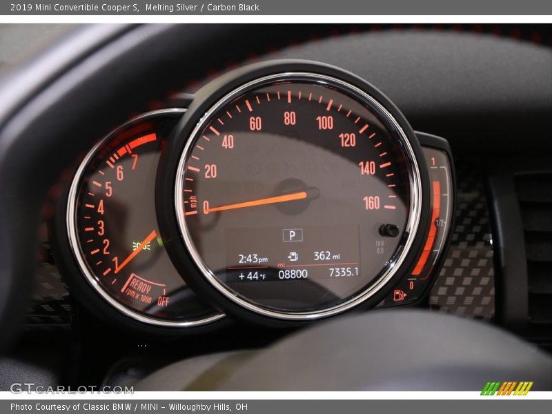 Melting Silver / Carbon Black 2019 Mini Convertible Cooper S